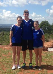 Sara, Alexandre et Marion aux Gymnasiades